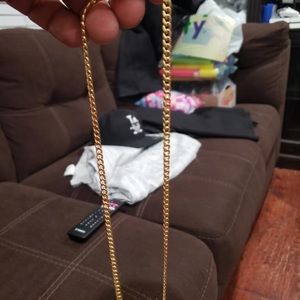 10kt gold Miami Cuban link 24inches long